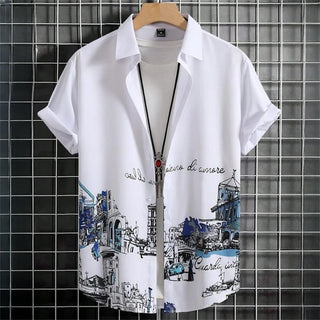 Camisas Geo Print – Summer Fit