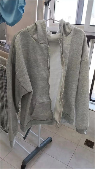Sudadera Wool Zip – Hoodie Fit