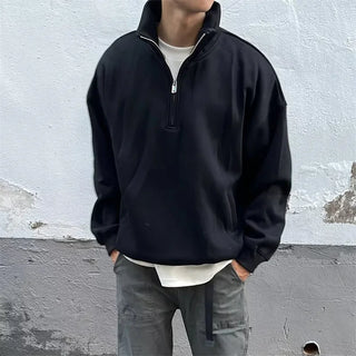 Sudadera Y2K Zip – Cuello Alto