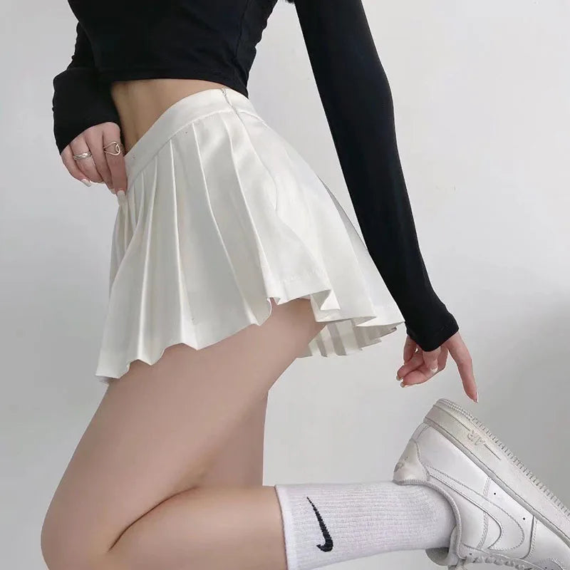Falda Tennis Y2K – Estilo Plisado
