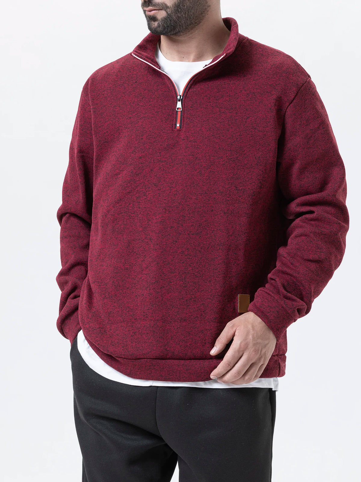 Sudadera Arctic Zip – Cuello Alto