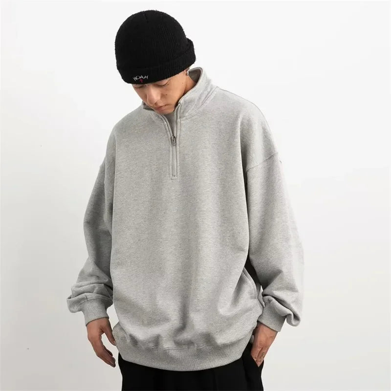 Sudadera Y2K Zip – Cuello Alto