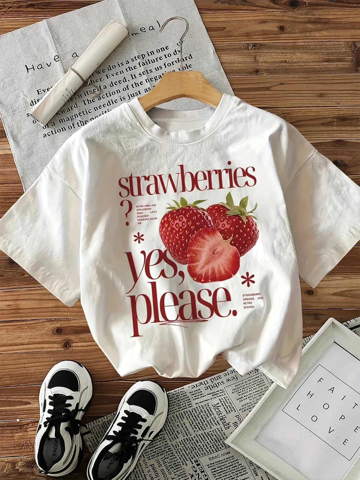 Top Strawberry Aesthetic – Estilo Vintage