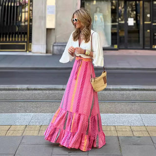 Falda Boho Flow – Estilo Playa