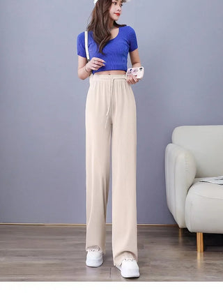 Pantalón Silk Flow – Estilo Coreano
