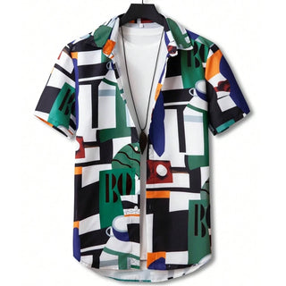 Camisas Geo Print – Summer Fit