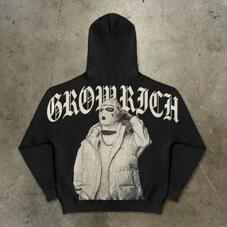 Sudaderas Skull Graphic – Y2K Hoodie