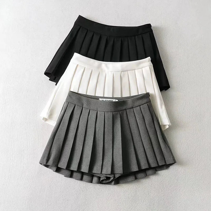Falda Tennis Y2K – Estilo Plisado