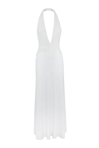 Vestido Antoinette Maxi – Blanco Imperial