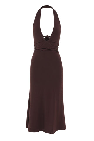 Vestido Thea Midi – Chocolate Chic