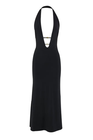 Vestido Solene Maxi – Negro Elegante