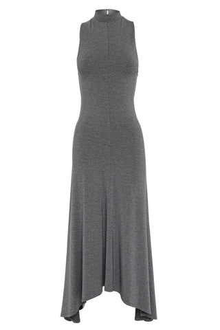 Vestido Maeve Midi – Gris Jaspeado