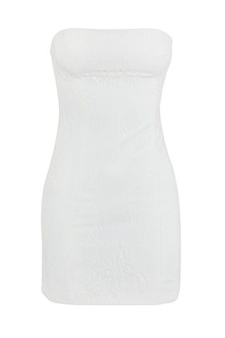 Vestido Fleur Mini – Blanco Floral
