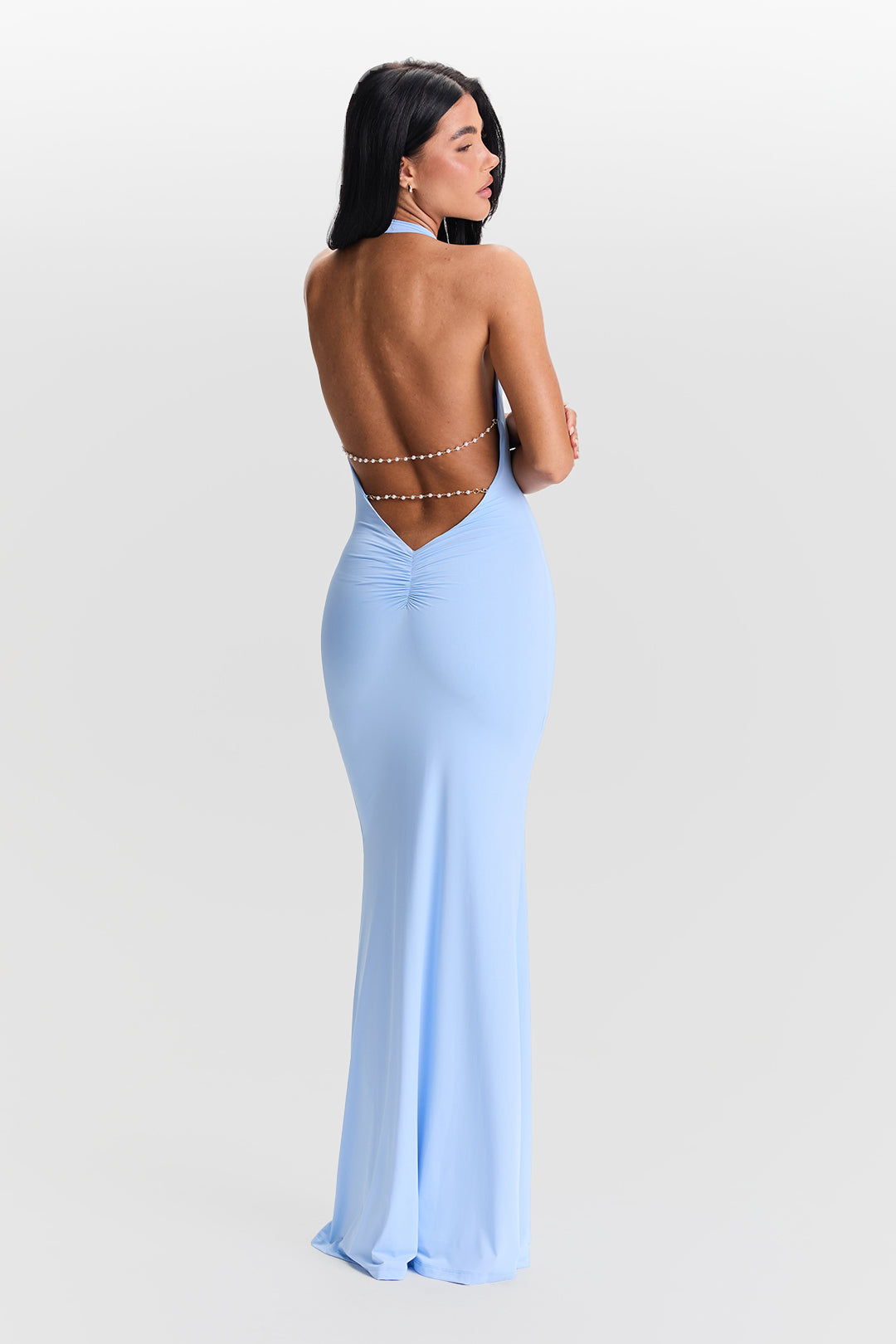 Vestido Harper Chic – Azul Elegante