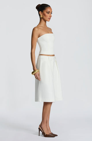 Ausra Bermuda Shorts - Ivory