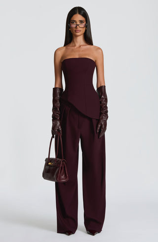 Kirsty Pants - Plum