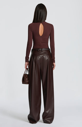 Pearson Bodysuit - Plum Brown