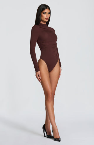Pearson Bodysuit - Plum Brown