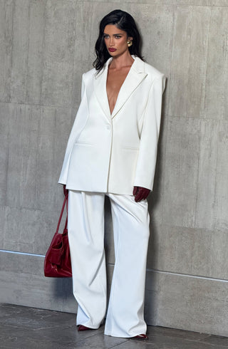 Reece Blazer - Ivory