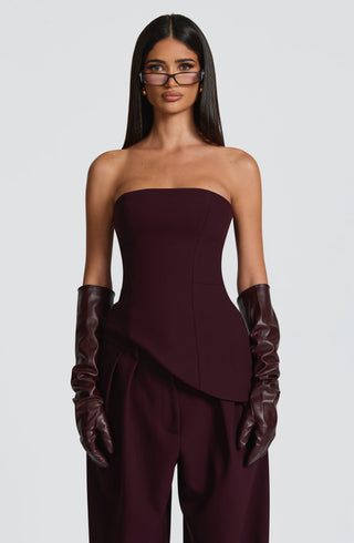 Sloan Top - Plum